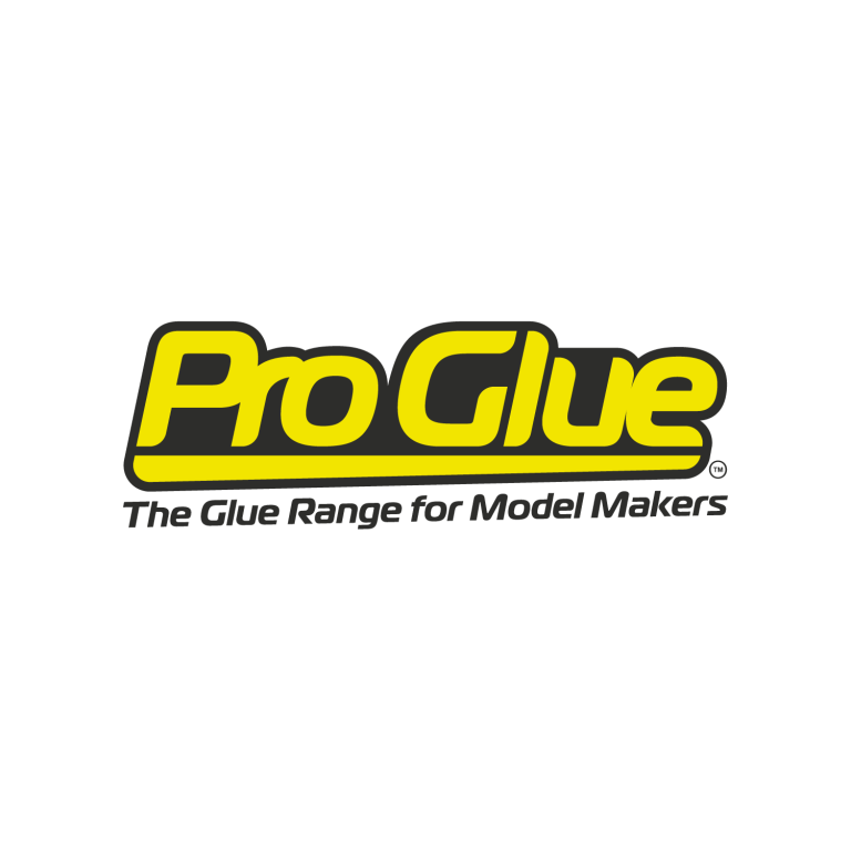 Logo of Pro Glue, a brand specialising in adhesives for model makers.
